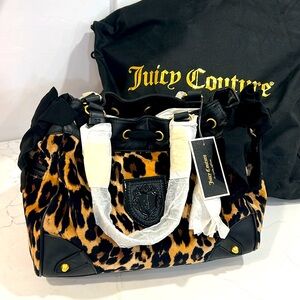 New with tags Juicy Couture leopard purse with matching wallet!